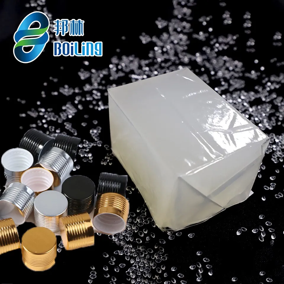 প্রসাধনী বোতল ক্যাপ গরম দ্রবীভূত আঠালো