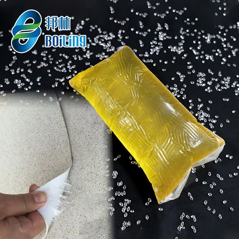 প্রি-লেইড/ওয়েট লেইড PE ওয়াটারপ্রুফ কয়েল হট মেল্ট আঠালো