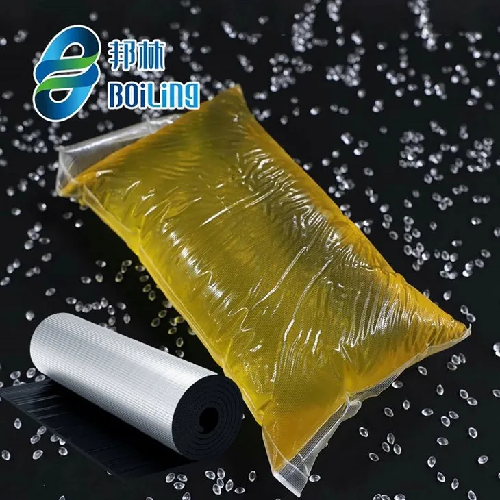 নিরোধক তুলো জন্য চাপ সংবেদনশীল গরম গলিত আঠালো