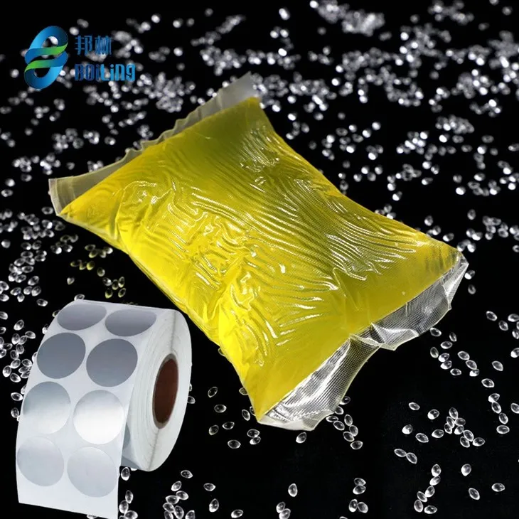 পিপি সিন্থেটিক পেপার লেবেলের জন্য পিএসএ হট গলে আঠালো